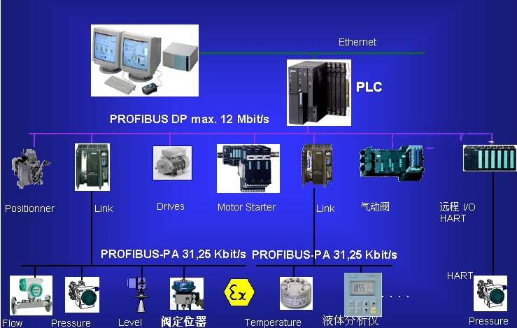 PROFIBUS自動(dòng)化系統(tǒng)常用現(xiàn)場總線 安徽得潤電氣技術(shù)有限公司，DCS系統(tǒng)專業(yè)集成商，全國統(tǒng)一客服熱線：400-0551-777